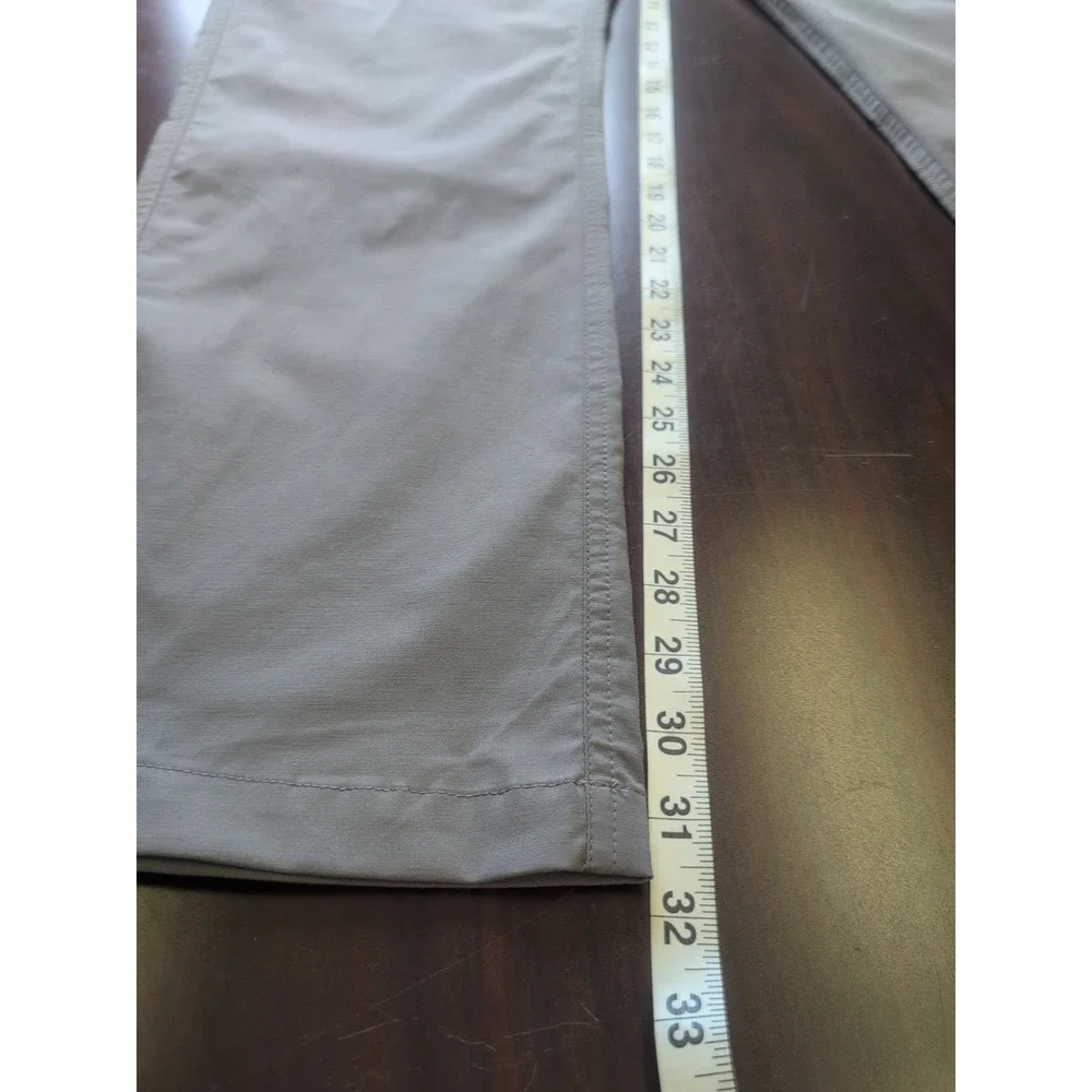 NEW Beach & Barn Mens Cotton Stretch Twill Khakis In Gray